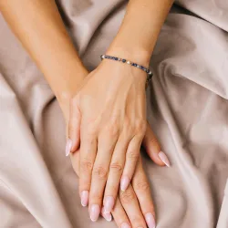 Onyks, Sodalit, Perła - bransoletka na koncentrację, miłość, sukces - Skarby Oceanu