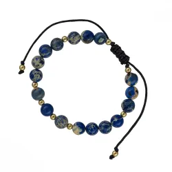 Jaspis, Hematyt - bransoletka na sznurku na zdrowie, odwagę, spokój - Refleksja Zdrowia