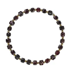 Granat, Hematyt - bransoletka na zdrowie, miłość, kreatywność - Pocałunek Miłości