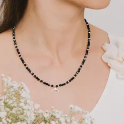 Noc Kairu - srebrny naszyjnik na harmonię, uzdrowienie, spokój - Magiczna Noc