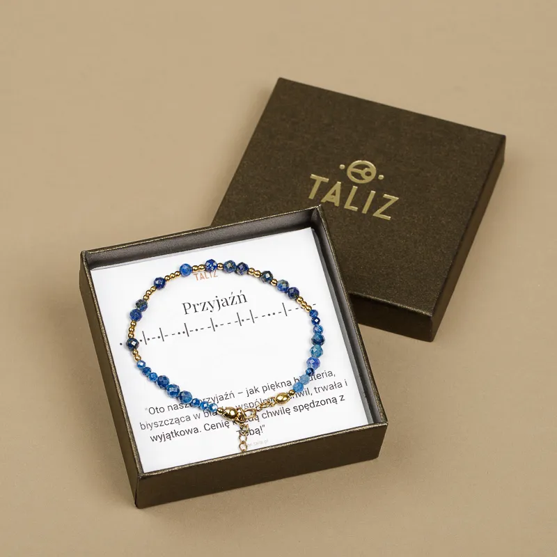 Bransoletka z Lapis Lazuli — na przyjaźń i intuicję | Taliz