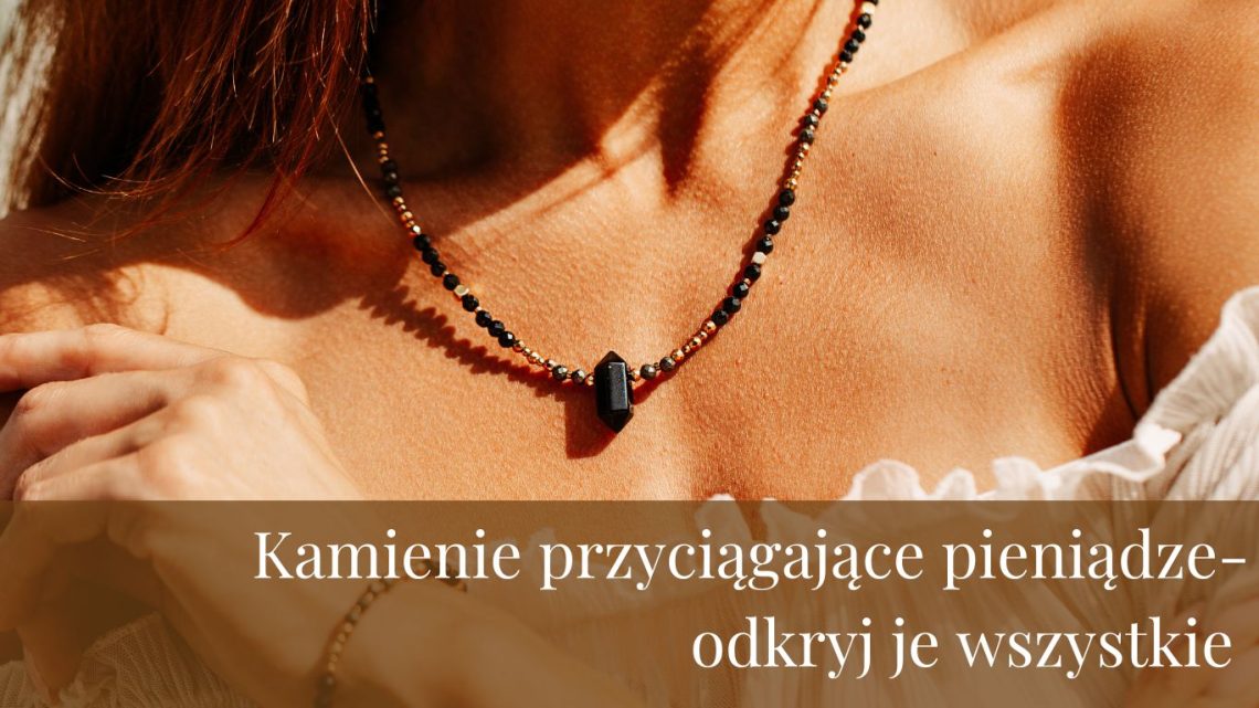 Kamienie przyciągające pieniądze- odkryj je wszystkieTurmalin, Piryt, Onyks, Hematyt - srebrny pozłacany naszyjnik na ochronę, bogactwo, uzdrowienie - Ezoteryczna Elegancja