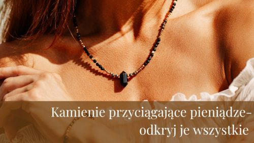 Kamienie przyciągające pieniądze- odkryj je wszystkieTurmalin, Piryt, Onyks, Hematyt - srebrny pozłacany naszyjnik na ochronę, bogactwo, uzdrowienie - Ezoteryczna Elegancja