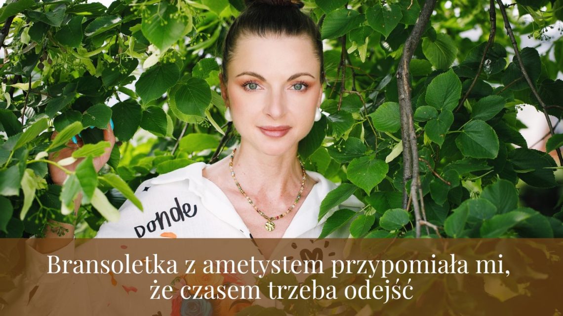 Bransoletka z ametystem