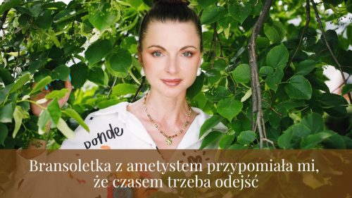 Bransoletka z ametystem