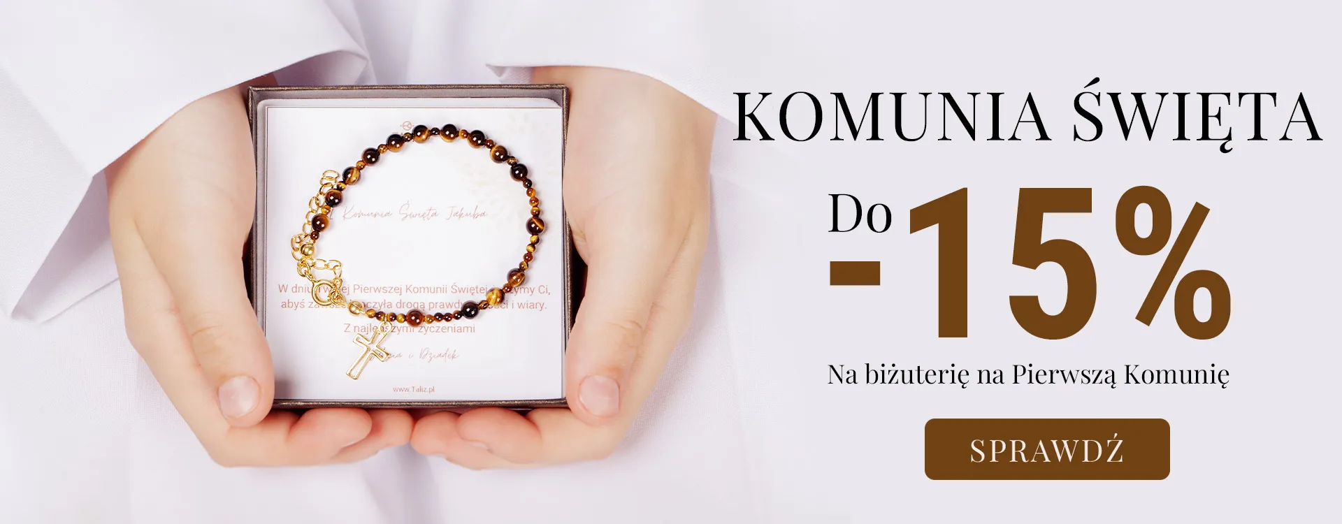 Komunia Święta. Biżuteria na Pierwszą komunię